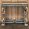 Early 19th Century Italian Baroque Faux-Sienna Marble Console