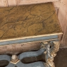 Early 19th Century Italian Baroque Faux-Sienna Marble Console