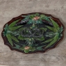 Antique French Palissy Majolica Serving Platter