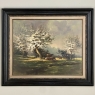 Framed Oil Painting on Canvas by E. Van Orden 'Spring Time Pastoral'