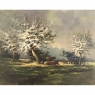 Framed Oil Painting on Canvas by E. Van Orden 'Spring Time Pastoral'