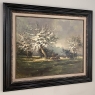 Framed Oil Painting on Canvas by E. Van Orden 'Spring Time Pastoral'