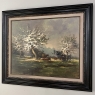 Framed Oil Painting on Canvas by E. Van Orden 'Spring Time Pastoral'