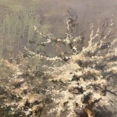 Framed Oil Painting on Canvas by E. Van Orden 'Spring Time Pastoral'