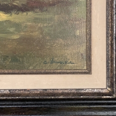 Spring Time Pastora Framed Oil Painting on Canvas by E. Van Orden