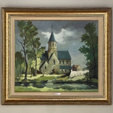 Framed Oil Painting on Canvas by Omer Buyse dated 1981