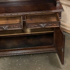 19th Century French Renaissance Buffet a Deux Corps ~ Cupboard