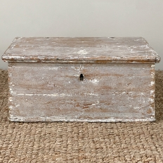 18th Century Swedish Whitewashed Bible Box
