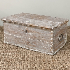 18th Century Swedish Whitewashed Bible Box