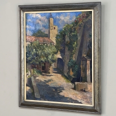Antique Framed Oil Painting on Canvas by Leon Defrecheux (1884-1941)