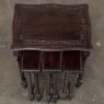 Antique Spool Leg Nesting Table Set