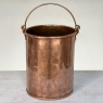 19th Century Hand-Hammered Copper Pot with Riveted Seams & Handles
