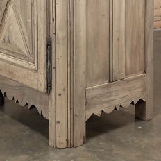 18th Century French Louis XIII Confiturier ~ Cabinet in Stripped Fruitwood