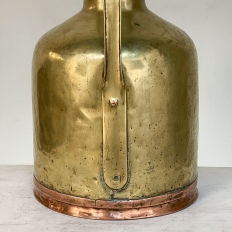18th Century Copper & Brass Saucepot with Handle