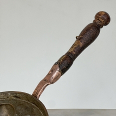 19th Century Copper, Brass & Wood Egg Poacher