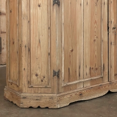 Early 19th Century Rustic Tuscan Credenza ~ Sideboard in Stripped Pine