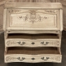 Antique Country French Louis XIV Secretary in Stripped Oak