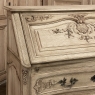 Antique Country French Louis XIV Secretary in Stripped Oak