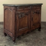 18th Century County French Walnut Buffet with Black Marble Top