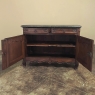 18th Century County French Walnut Buffet with Black Marble Top