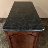 18th Century County French Walnut Buffet with Black Marble Top