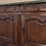 18th Century County French Walnut Buffet with Black Marble Top