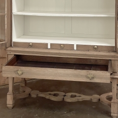 18th Century Dutch Raised Cabinet ~ Bookcase in Stripped Oak