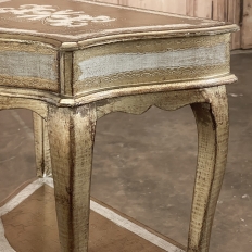 Mid-Century Florentine Painted End Table ~ Nightstand