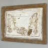 19th Century French Framed, Carved and Painted Panel