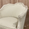 Pair Antique French Painted Louis XV Style Petite Boudoir Chairs
