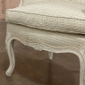 Pair Antique French Painted Louis XV Style Petite Boudoir Chairs