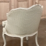 Pair Antique French Painted Louis XV Style Petite Boudoir Chairs