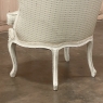 Pair Antique French Painted Louis XV Style Petite Boudoir Chairs