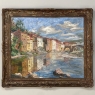 Antique Framed Oil Painting on Canvas by Jean Chaleye (1878-1960)