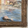 Antique Framed Oil Painting on Canvas by Jean Chaleye (1878-1960)