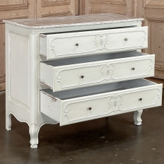 Antique Country French Painted Commode ~ Chest of Drawers