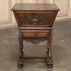 19th Century Country French Mini-Petrin Sewing Cabinet ~ End Table