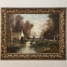 Antique Framed Oil Painting by Francois de Lalande