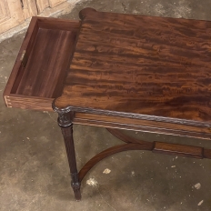Antique French Louis XVI Mahogany End Table ~ Library Table