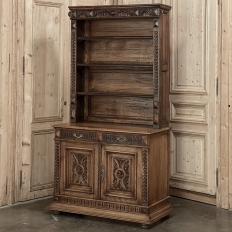 19th Century French Neoclassical Open Bookcase