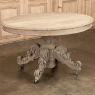 19th Century French Renaissance Revival Carved Oak Center Table ~ Dining Table