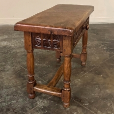 19th Century Rustic Dutch Walnut End Table
