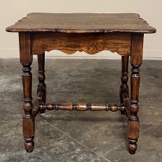 Antique Rustic Country French End Table