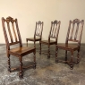 Set of 4 Antique Liegoise ~ Country French Chairs