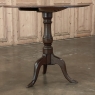 19th Century English Tilt-Top Walnut End Table