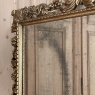 19th Century Italian Hand-Carved Giltwood Mantel Mirror