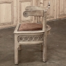 Antique French Neogothic Armchair ~ Desk Chair