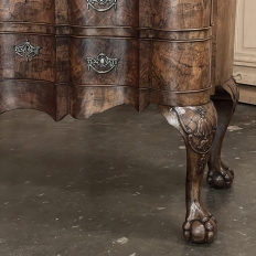 19th Century Dutch Marble Top Chippendale Commode ~ Chest of Drawers