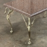 Mid-Century Empire Style Brass & Granite Coffee Table