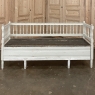 19th Century Swedish Neoclassical Painted Bench ~ Trunk